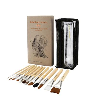 Buy Bdellium Tools SFX 12 pc. Brush Set Professional Makeup Special Effects Brushes with Double Pouch Ideal for Artists & Creatives Worldwide - Buy Online on GoSupps.com
