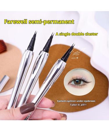 3 Pcs Cooklesa Eyebrow Natural Waterproof Eyebrow Pen with Microfine Tip 2-in-1 Dual-Ended Microblading Eyebrow Pen Two-Pronged Eyebrow Pencil (3 Colors) - Buy Online on GoSupps.com