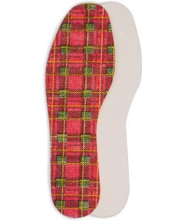 Shop 6 Pair Tartan Shoe Insoles for Men & Women - Comfortable Unisex Inserts | Stylish Design by Kaps - Buy Online on GoSupps.com
