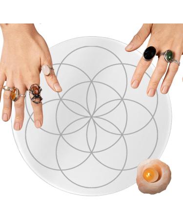 Runde Pendulum Board | Crystal Kissage Star Acrylic Divination Board for Metaphysical Energy & Living Room Decor - Buy Online on GoSupps.com