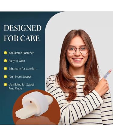 Buy Splint Mallet Finger Universal | Comfortable Water-Resistant Cushioned Support for Sprains & Strains | Finger Injury Relief - Buy Online on GoSupps.com