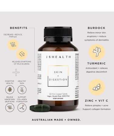 JSHealth Vitamins Signature Bundle Hair + Energy Detox + Debloat and Skin + Digestion Supplements - Buy Online on GoSupps.com