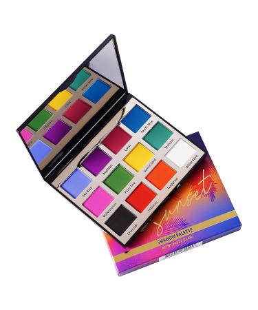 Narrative Cosmetics Tropical Sunset Eyeshadow Palette - 12 Highly Pigmented Colors | Professional Talc-Free Eye Makeup - Buy Online on GoSupps.com