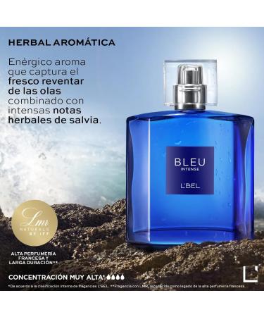 L'Bel - Bleu Intense Perfume for Men Long Lasting 100 ml/3.4 Oz Fresh 3.4 Fl Oz (Pack of 1) - Buy Online on GoSupps.com