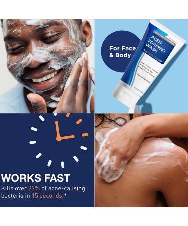 Acne Foaming Wash Acne Foam Wash for Women Mild Daily Facial Cleanser for Deep Pore Cleansing Face Wash Deep Wash Pore Oil Face Wash Exfoliating Face Wash Moisturising Face Wash Facial Wash Women - Buy Online on GoSupps.com