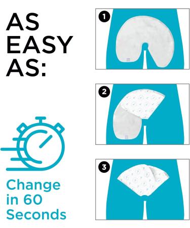 QuickChange Men's Incontinence Wrap - Maximum Absorbency Catheter Alternative for Reduced Mobility | 50-Count Adjustable Size 17 Ounce Capacity - International Shipping Available - Buy Online on GoSupps.com