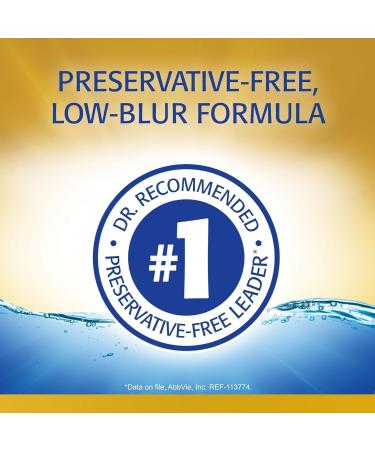 Refresh Lubricant Eye Drops with Natural Oil (3-Pack/ 90 Total) - Buy Online on GoSupps.com