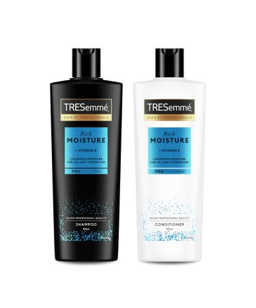 TRESemm Rich Moisture Shampooing et Apr s-shampooing pour cheveux secs et ab m s 400 ml + 400 ml