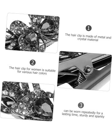 FRCOLOR Alligator Hair Clips Rhinestone Hair Clips Sparkle Hair Clips Hair Bling Hair Clips for Styling Jeweled Hair Clips Glitter Hair Clips Decorative Hair Clips Decorate Gem Metal - Buy Online on GoSupps.com