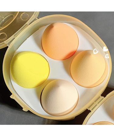Small Elastic Stretchy 4PCS Makeup Blending Sponge Set - Portable Beauty Tool for Women - Smooth & Soft Foundation Applicators - Buy Online on GoSupps.com