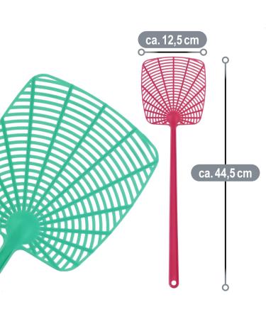 COM-FOUR 6x Collapsible Plastic Fly Insect Protection - Bright Colors Lightweight Mosquito Control (44.5 cm) - Ideal for International Shipping - Buy Online on GoSupps.com