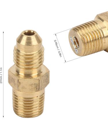 Brass Straight Fuel Hose Adapter | 3 Male to 1/8 NPT Connector | Premium Car Accessories - International Shipping Available - Buy Online on GoSupps.com