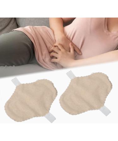 2PCS ANGGREK Reusable Sanitary Napkins - Washable Menstrual Pads | Pure Cotton, Breathable & Leak Proof | Universal for Women - Skin Color - Buy Online on GoSupps.com