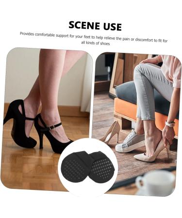 FRCOLOR 8 Pairs Forefoot Pads Invisible High Heel Socks Seamless Half Socks Non-Slip Socks Toe Socks Half Socks Non-Slip Women's Half Socks Summer Coating Liner - Buy Online on GoSupps.com