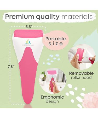 PUR Botanicals Ice Roller for Face & Eye Puffiness Relief - Therapeutic Facial Massager for Beauty - Cooling Face Rollers - Tone, Tighten & Revitalize Skin - Reduce Wrinkles & Relieve Pain - Magenta - Buy Online on GoSupps.com
