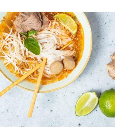 Four Elephants Premium Rice Stick Noodle 10mm - Non-GMO Verified - 3 Pack, 1 lb Each - Buy Online on GoSupps.com