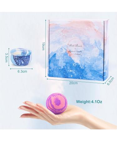 Swiecedon Gifts for Women | 5 Bathing Balls & 4 Aroma Candles - Perfect for Mother's Day Valentine's & Christmas - Buy Online on GoSupps.com