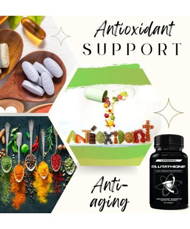 Buy 850mg Liposomal Glutathione Supplement - 120 Softgels | High Absorption Antioxidant with Gluta-IV  - Buy Online on GoSupps.com