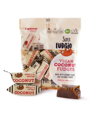 Super Fudgio Organic Coconut Bonbons | Vegan Gluten-Free Caramel Candies | No Palm Oil 10 x 150g Multipack - Buy Online on GoSupps.com