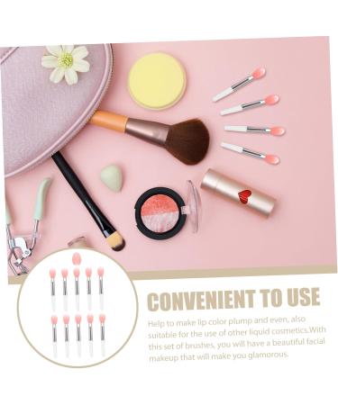 2 Sets Lip Brush Tool Cosmetic Lipstick Brush Dust Jacket Applicator Lip Brush Silica Gel - Buy Online on GoSupps.com
