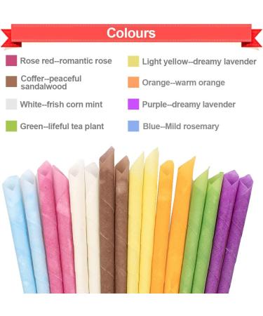 Vesaneae 16 Pcs Beeswax Ear Candles - 100% Natural & Non-Toxic | Scented Cones in 8 Colors | Fragrance Organic Plant Material | Hollow Cone Candles - Buy Online on GoSupps.com
