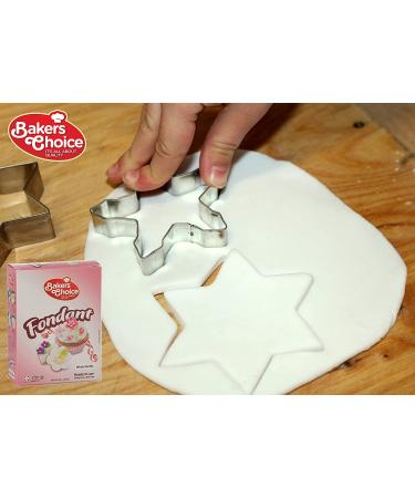 Vanilla White Fondant Icing - 8 oz. - Ready to Use Cake Decorating Frosting - Kosher Dairy Free & Nut Free - Ideal for Cakes, Cupcakes & Cookies - Buy Online on GoSupps.com