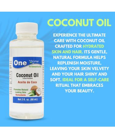 Arymar Coconut Oil, Natural Oil for Skin, Hair, Massage & Aromatherapy Uses, 2 oz Coconut 2 Fl Oz (Pack of 1) - Buy Online on GoSupps.com