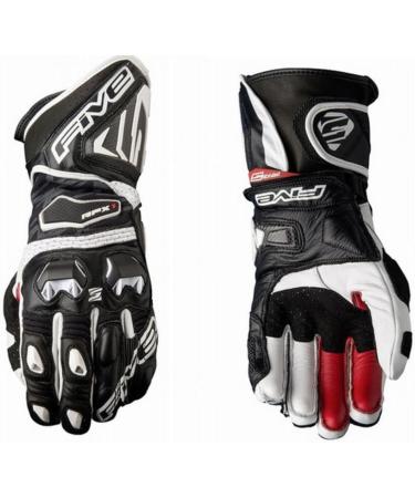 Buy Five RFX1 Gloves Black/White XL | Premium Racing Gloves for All Conditions | Free International Shipping - Buy Online on GoSupps.com