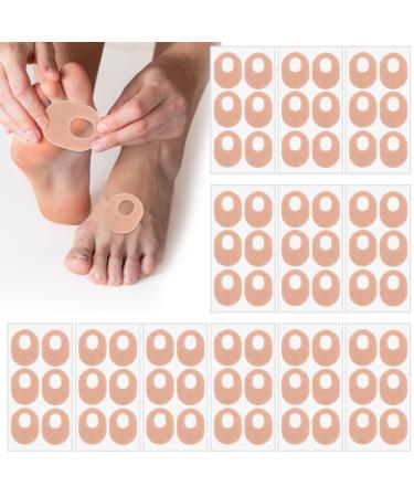 Shynek 72 Pcs Callus Pads Soft Felt Callus Cushion Pads for Bottom of Foot Self Adhesive Foot Callus Cushions Corn Pads for Feet for Men and Women Pain Relief Foot Care Beige Oval Shape