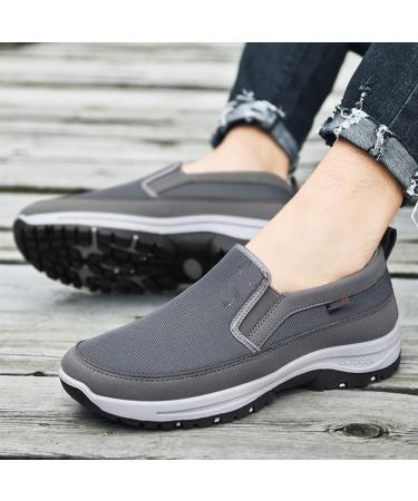 Chouqin Orthopedic Travel Plimsolls in Grey - Men's Size 10 | Breathable & Comfortable - Buy Online on GoSupps.com
