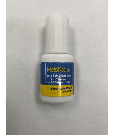 HelsRx Liquid Bandage 0.17 Fl Oz - Waterproof Skin Repair for Cracked Heels, Feet, Fingers, Scrapes, and Blisters - Buy Online on GoSupps.com