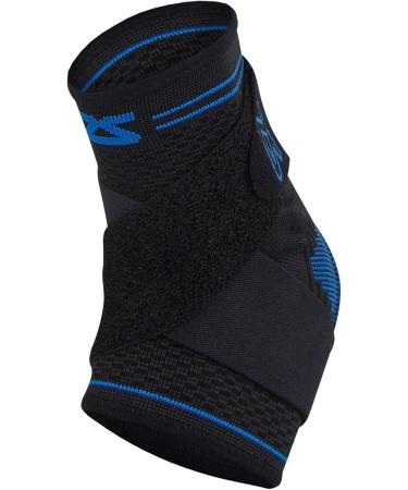 Zensah Elite Gel Compression Ankle Sleeve - Breathable Lightweight & Anti-Odor with Removable Strap - Premium Comfort for Sports - Black Large | International Shipping Available - Buy Online on GoSupps.com