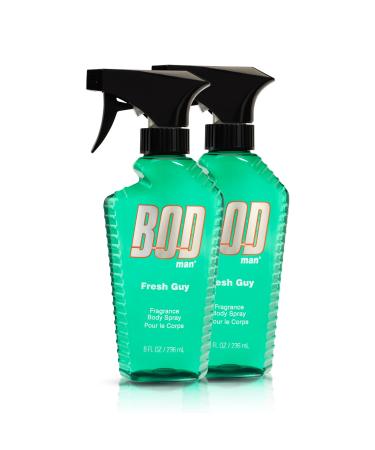BOD man Fragrance Body Spray Fresh Guy 8 fl oz (Pack of 2) Fresh Guy 2 pack