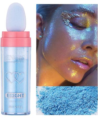  JPSDOWS Face Lightening Powder Highlighter Powder Tapting Fairy Highlight Three Dimensional 9g Body Shimmer Shimmer Blush Natural Face Powder Makeup - Buy Online on GoSupps.com