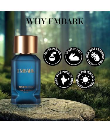 AARVVINTA CRAFT OUD Marine Perfume for Men and Women - 100ml | Premium Oud Unisex Perfume | Long lasting Fragrance - Buy Online on GoSupps.com