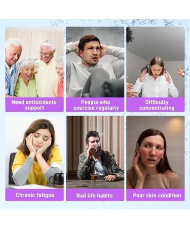 Hydrogen Water Tablets, 8 PPM Hydrogen Tablets for Drinking Water with Magnesium Glycinate Base, H2 Molecular Hydrogen Rich in Antioxidants, Cognitive & Athletic Performance, Energy (90 Counts) - Buy Online on GoSupps.com