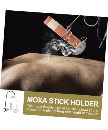 Homsfou Moxibustion Clip Set - Warmwood Moxa Stick Holder for Home & Outdoor Use | Complete Moxibustion Tool Rack - Buy Online on GoSupps.com