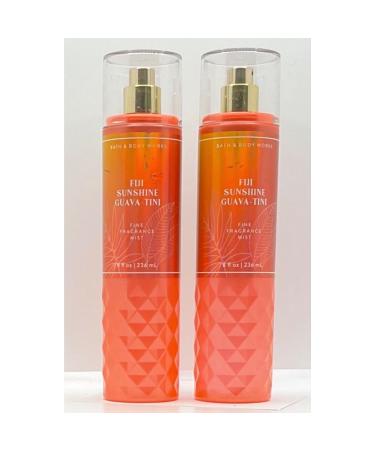 Bath & Body Works Fragrance Mist 2-Pack 8oz Each (Fiji Sunshine Guavatini)