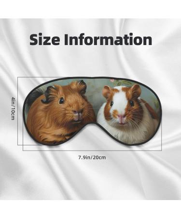 Guinea Pigs and Cupcakes Sleep Mask | Adjustable Breathable Eye Mask for Comfortable Sleep - Buy Online on GoSupps.com