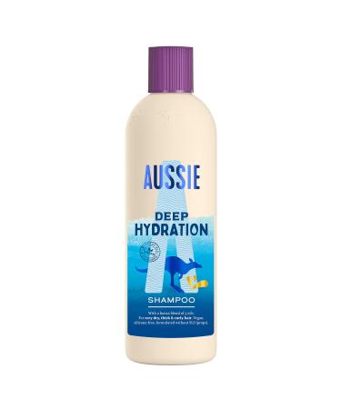 Aussie Deep Hydration Ultra-Rich Vegan Shampoo - Intense Hydration - For Very Dry, Thick and Curly Hair - With Avocado, Jojoba and Macadamia Nut Oil, 300 ml