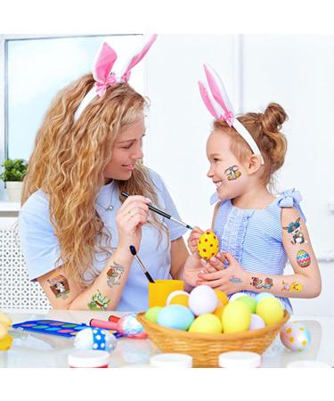 10Sheets Cartoon Temporary Stickers A/B Styles For Creative Body Art Easter Stickers For Boy Girl Easter Party Fa Easter Stickers Set A Series - Buy Online on GoSupps.com