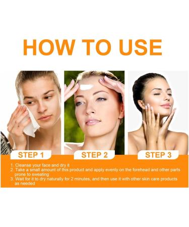 Face Sweat Blocker Anti Sweat for Face Forehead and Scalp and Oily Face Control Sweat Absorbing Face Lotion with Aloe Barbadensis and Jojoba Esters 2.37 Fl OZ - Buy Online on GoSupps.com