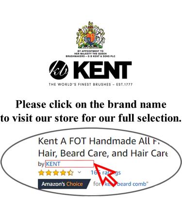 Kent A FOT Limited Edition Handmade Pocket Comb for Men - Fine Tooth Hair, Beard & Mustache Styling - Made in England - Buy Online on GoSupps.com