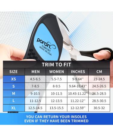 IYDoaMea Plantar Fasciitis Insoles | High Arch Support Orthotic Shoe Inserts for Men/Women | Relieve Foot Pain and Flat Feet | Size M (Men 9-10.5 / Women 10-11.5) - Buy Online on GoSupps.com