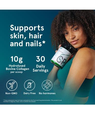 Puori Pure Collagen Peptides Powder, Unflavored - 10g of Grass-Fed Hydrolyzed Bovine Collagen Supports Skin Health, Hair & Nail Strength, Joint Pain & Mobility Support - 30 Servings - Buy Online on GoSupps.com