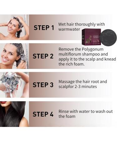  Grgowe 2PC Hair Darkening Shampoo Bar Soap Bar Quickly Removes Excess Oil for More Volume Nourishes and Moisturizes Helps Prevent Hair Loss Suitable for All Hair Types - Buy Online on GoSupps.com