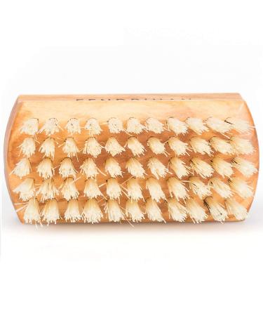 Fendrihan Travel Size Dual Sided Olivewood Nail & Hand Brush | Natural Boar Bristles | Made in Germany - International Shipping - Buy Online on GoSupps.com
