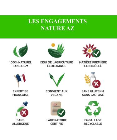 MILK THISTLE | Organic | Liver Detox Cure | Purification and Detoxification of the Liver | Difficulty Digestion | 180 Capsules | Made in Occitania | Nature AZ - Buy Online on GoSupps.com