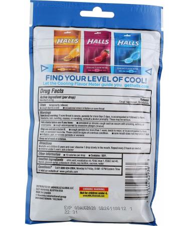 Halls Mentho-Lyptus Drops - 30 ct Pack of 6 - Buy Online on GoSupps.com