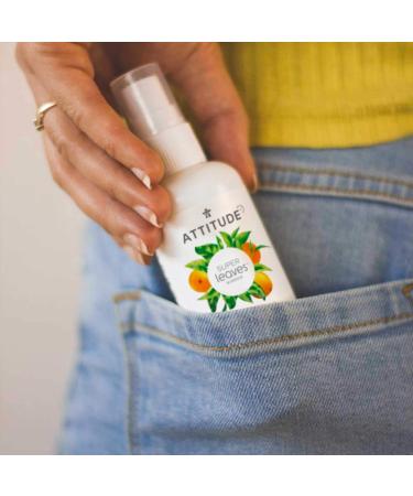 ATTITUDE Hand Sanitizer Spray 3.5 Fl Oz - Vegan & Cruelty-Free Orange Leaves - Kills Bacteria and Germs - Travel Size Pack of 1 - 21398 - Buy Online on GoSupps.com